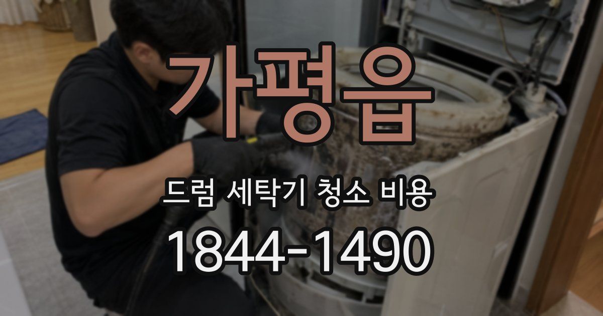 가평읍 드럼 세탁기 청소 비용