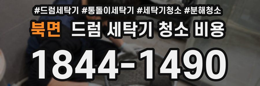북면 드럼 세탁기 청소 비용
