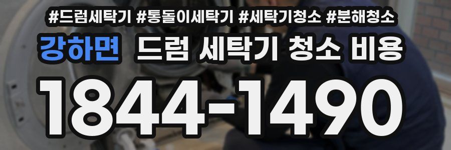 강하면 드럼 세탁기 청소 비용