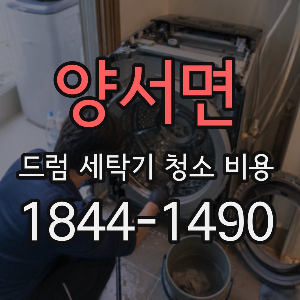 양서면 드럼 세탁기 청소 비용