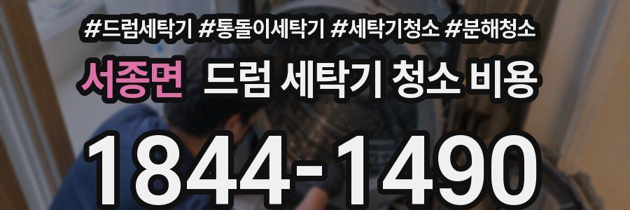 서종면 드럼 세탁기 청소 비용