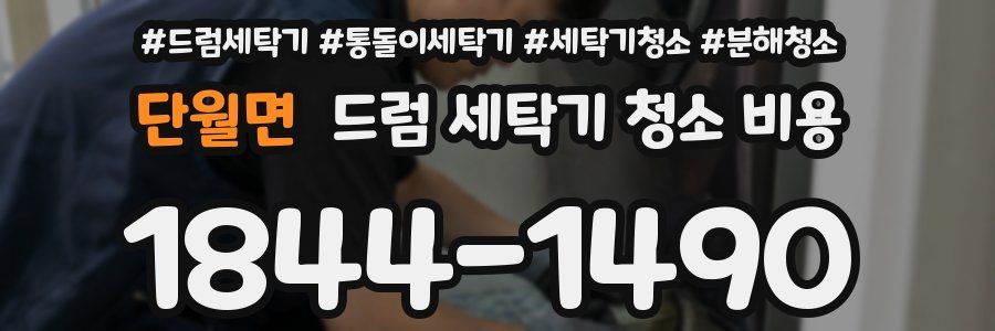 단월면 드럼 세탁기 청소 비용