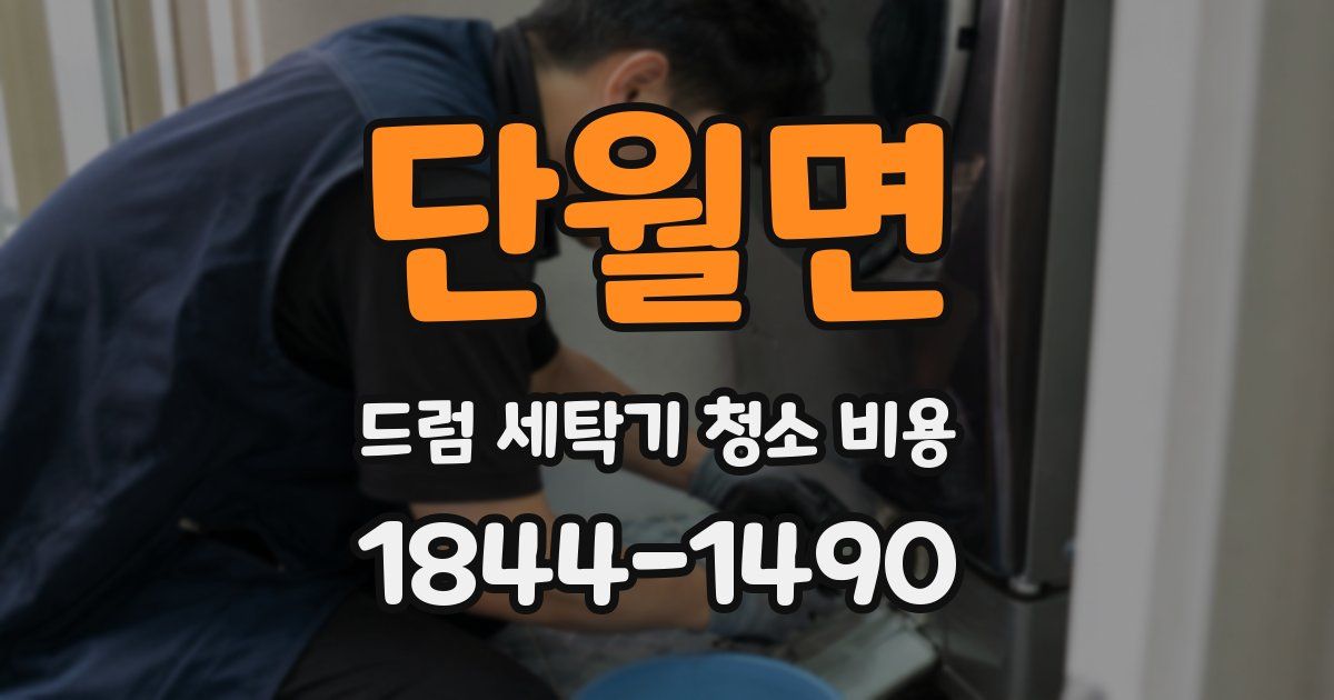 단월면 드럼 세탁기 청소 비용
