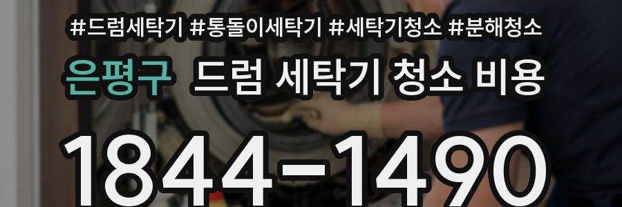 은평구 드럼 세탁기 청소 비용
