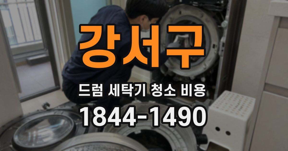 강서구 드럼 세탁기 청소 비용