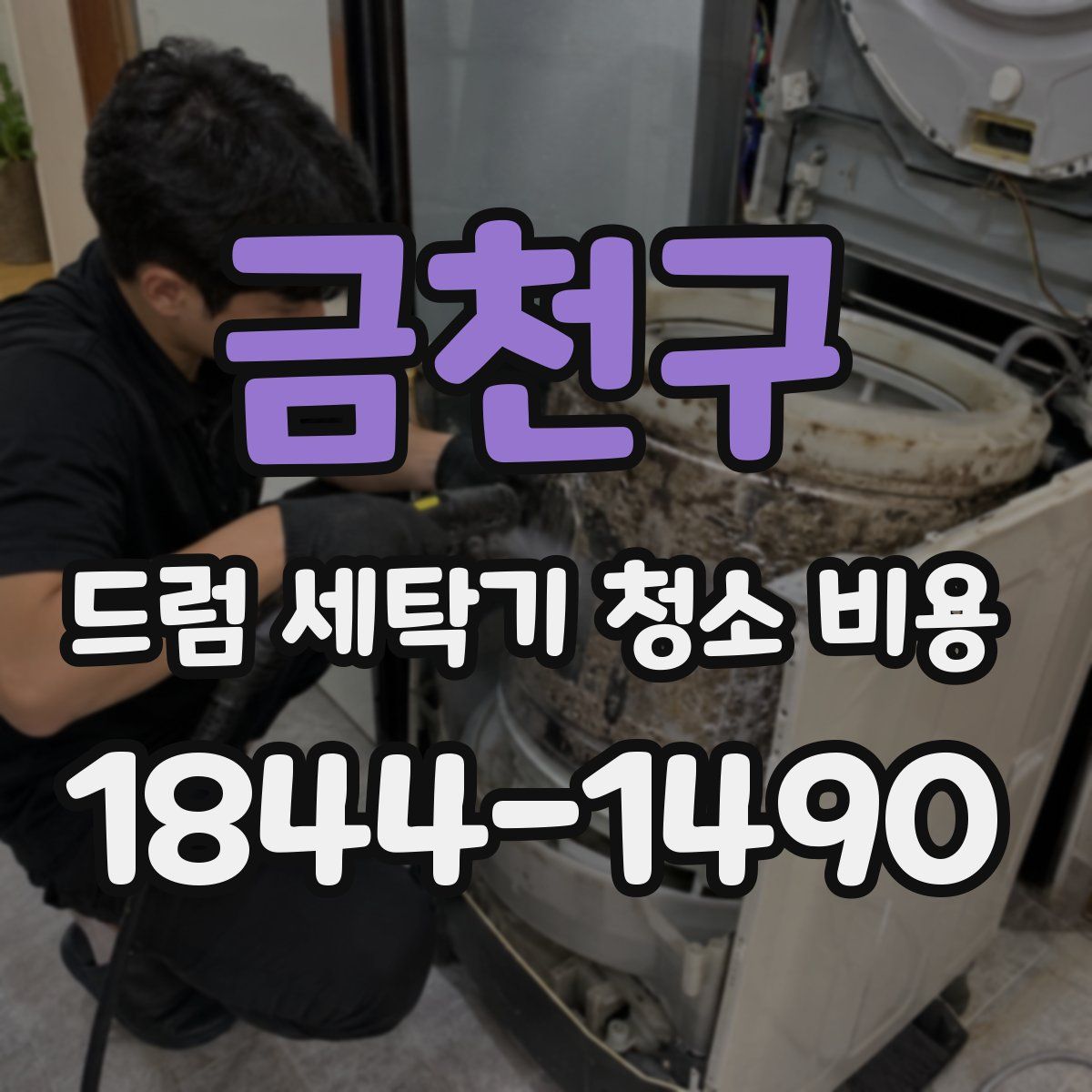 금천구 드럼 세탁기 청소 비용