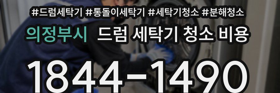 의정부시 드럼 세탁기 청소 비용
