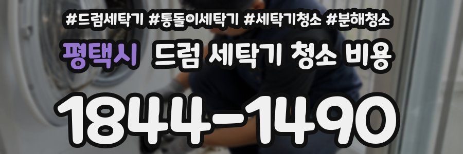 평택시 드럼 세탁기 청소 비용