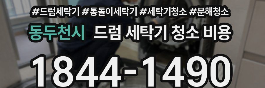 동두천시 드럼 세탁기 청소 비용