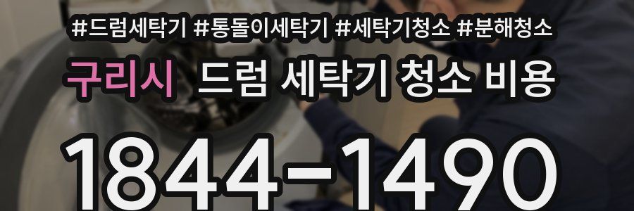 구리시 드럼 세탁기 청소 비용