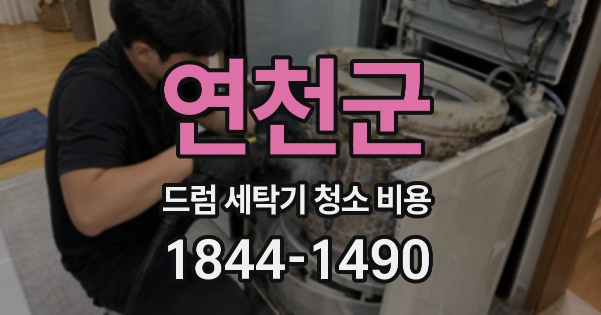 연천군 드럼 세탁기 청소 비용