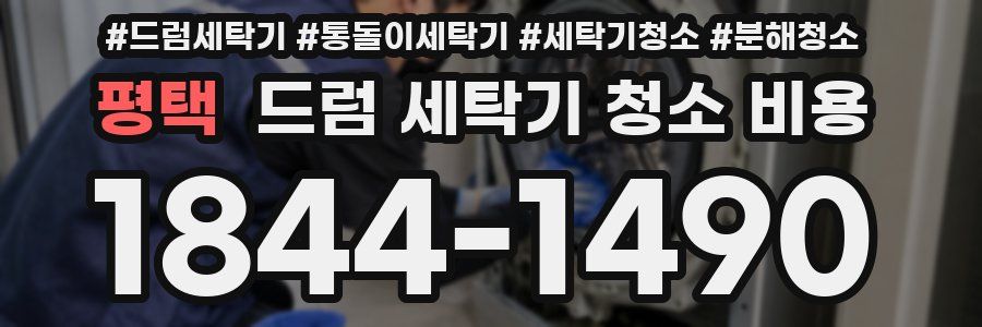 평택 드럼 세탁기 청소 비용