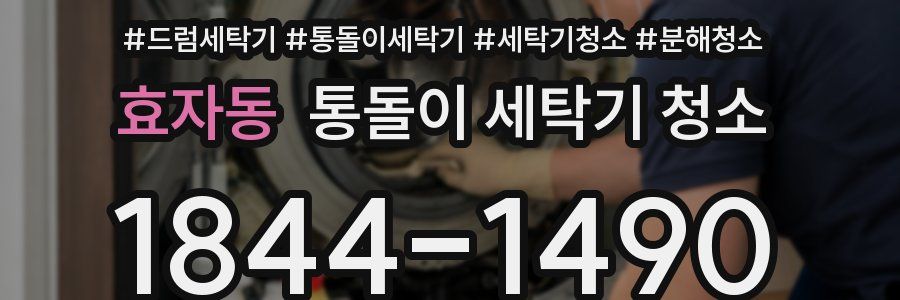 효자동 통돌이 세탁기 청소