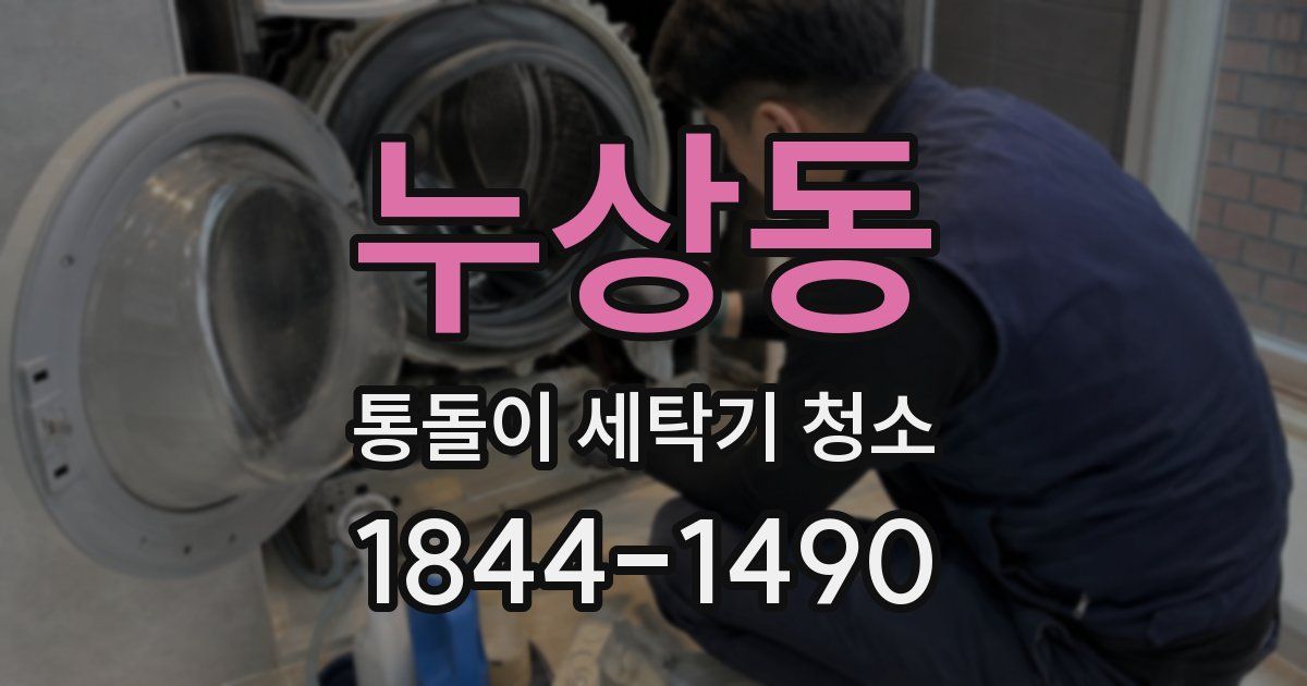 누상동 통돌이 세탁기 청소