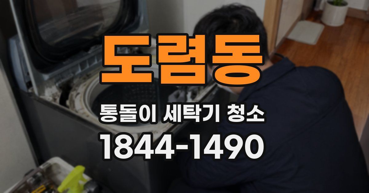 도렴동 통돌이 세탁기 청소