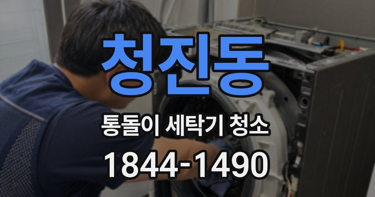 청진동 통돌이 세탁기 청소