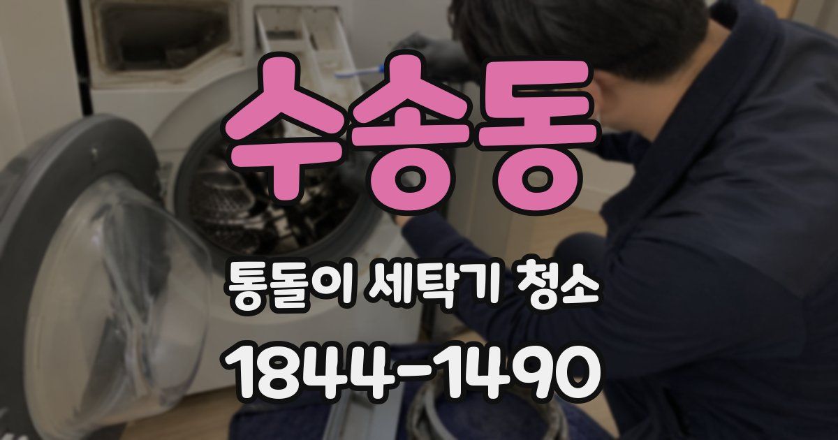 수송동 통돌이 세탁기 청소