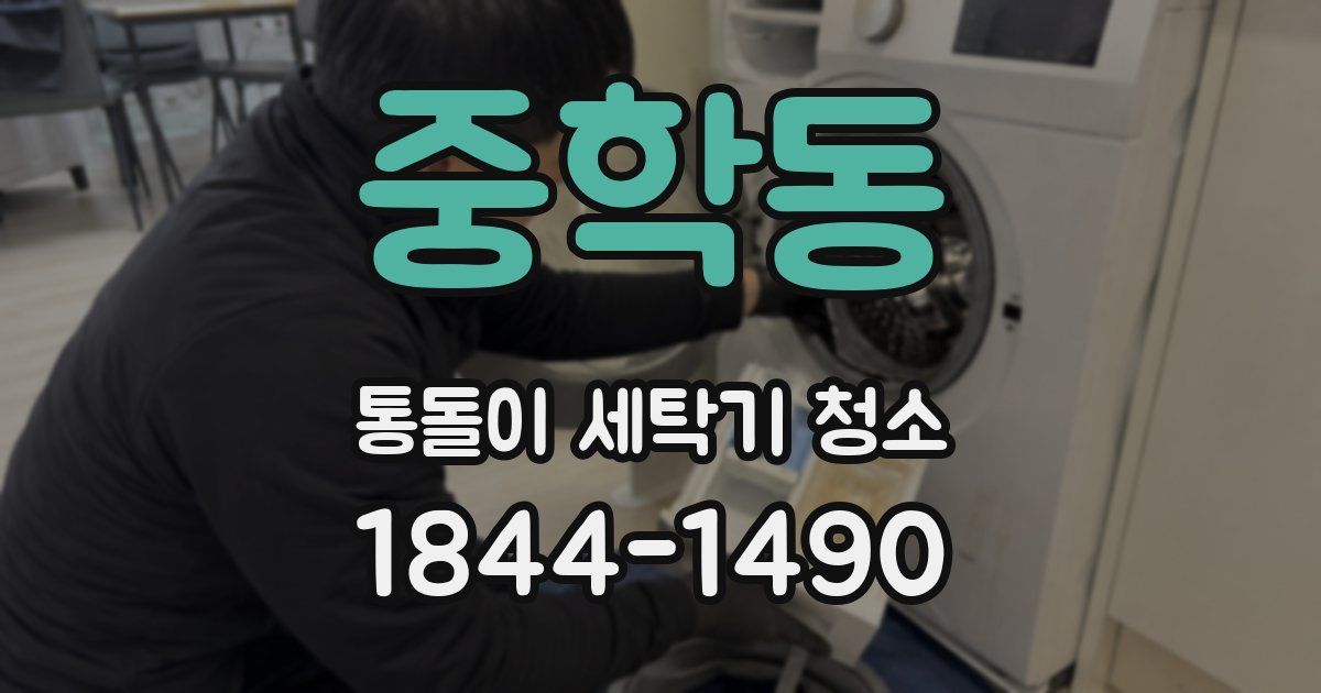 중학동 통돌이 세탁기 청소