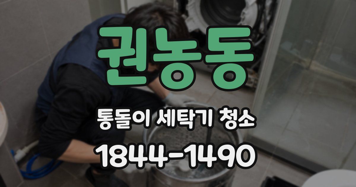 권농동 통돌이 세탁기 청소