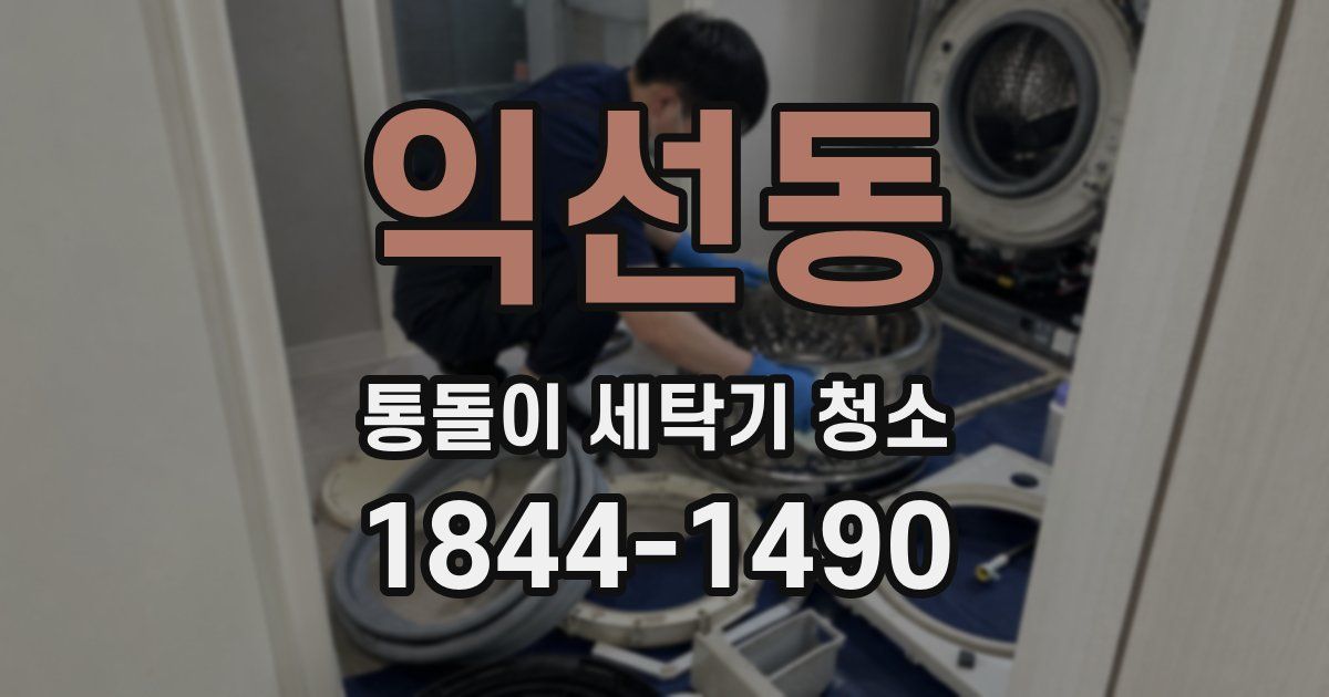 익선동 통돌이 세탁기 청소