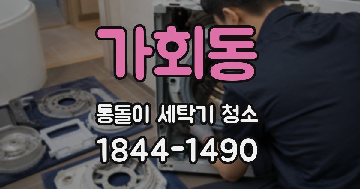 가회동 통돌이 세탁기 청소