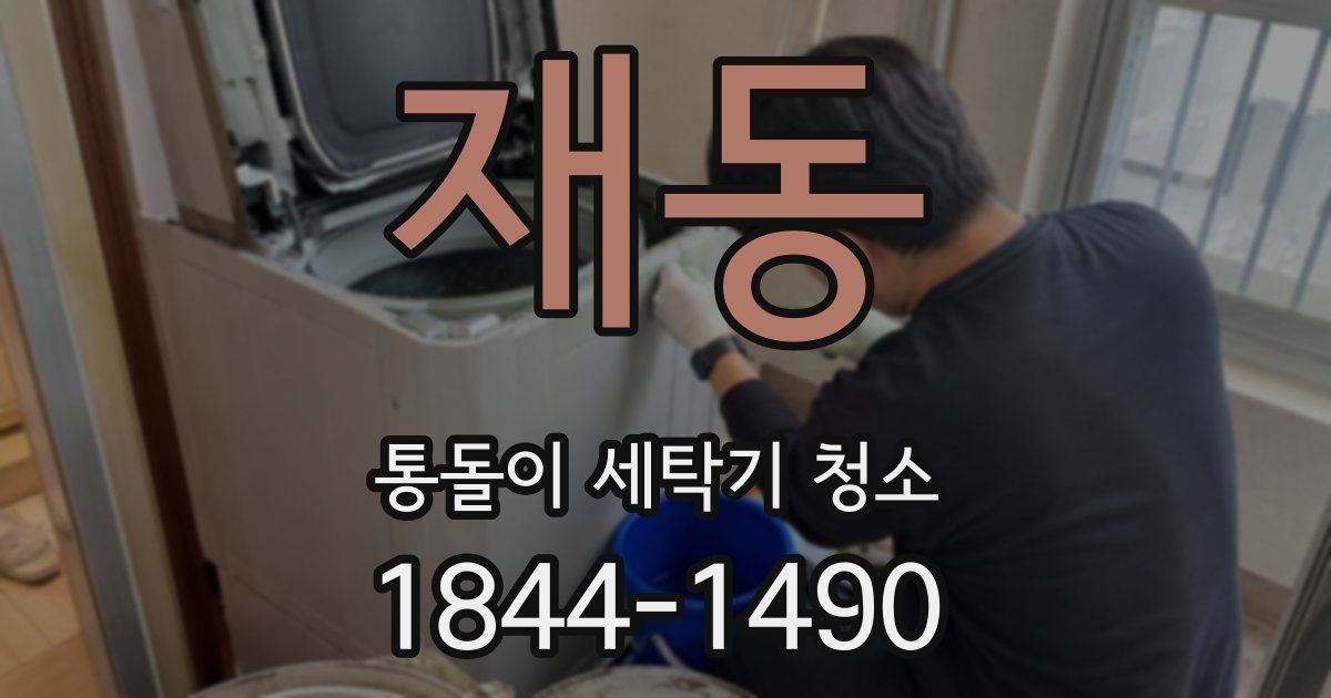 재동 통돌이 세탁기 청소