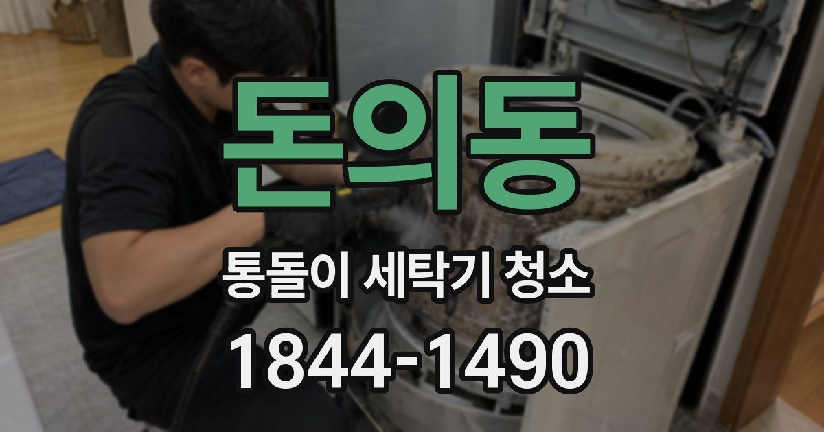 돈의동 통돌이 세탁기 청소