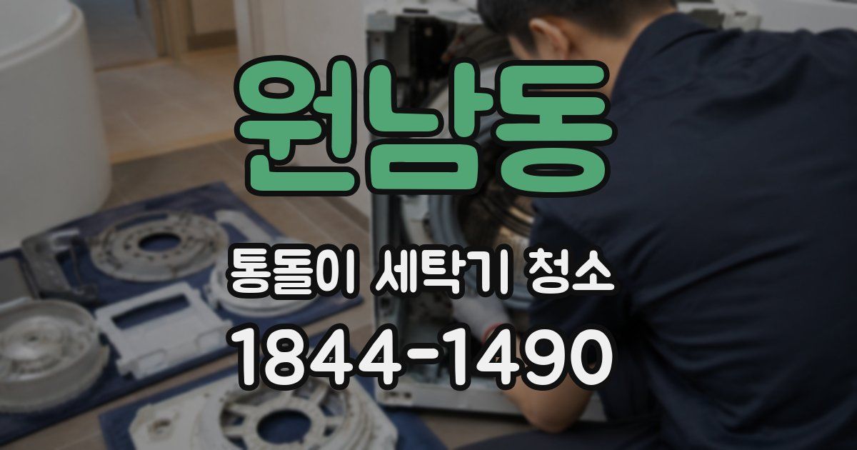 원남동 통돌이 세탁기 청소