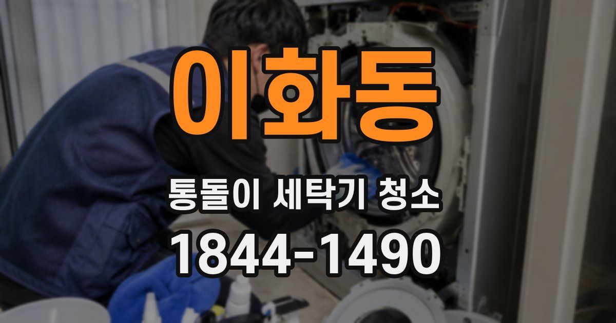 이화동 통돌이 세탁기 청소