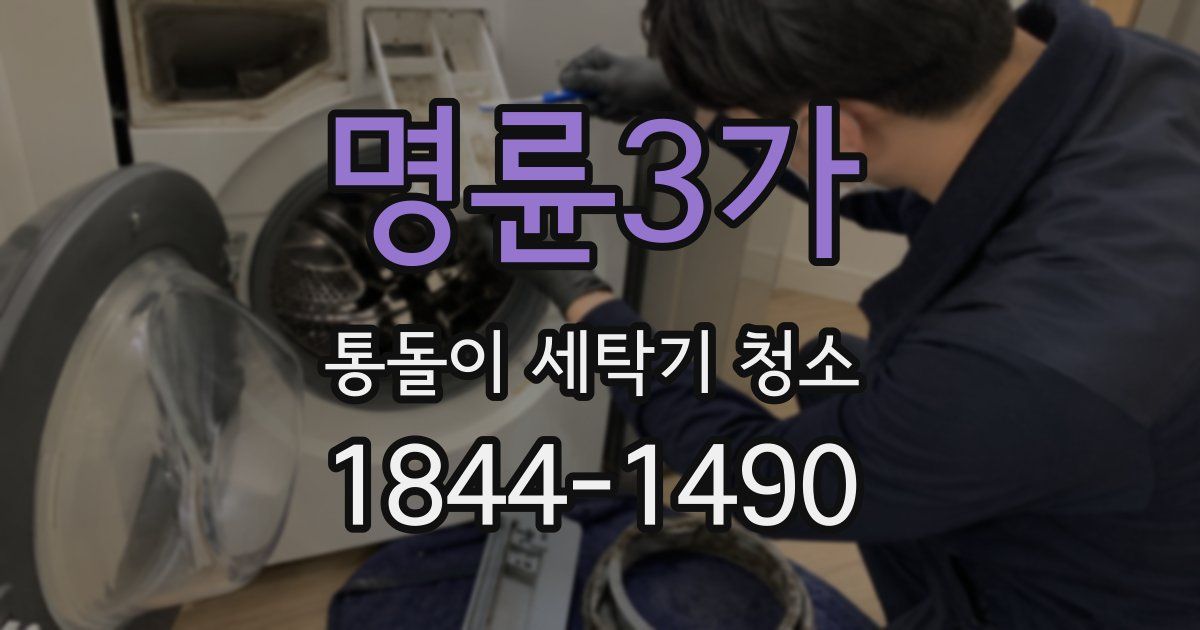 명륜3가 통돌이 세탁기 청소