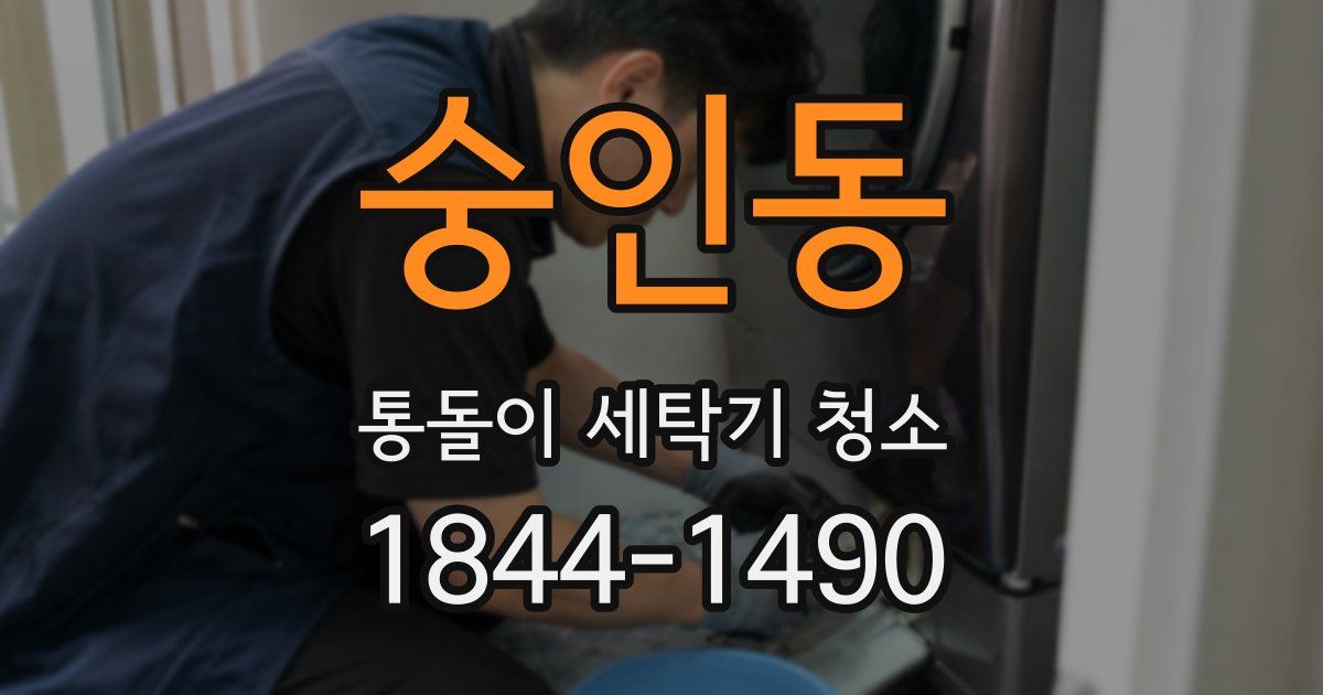 숭인동 통돌이 세탁기 청소