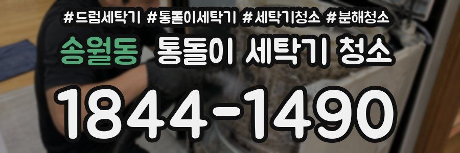 송월동 통돌이 세탁기 청소