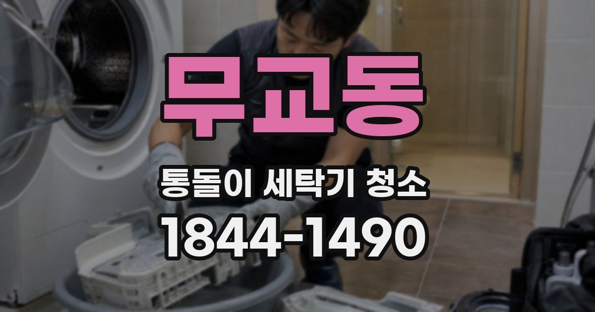 무교동 통돌이 세탁기 청소