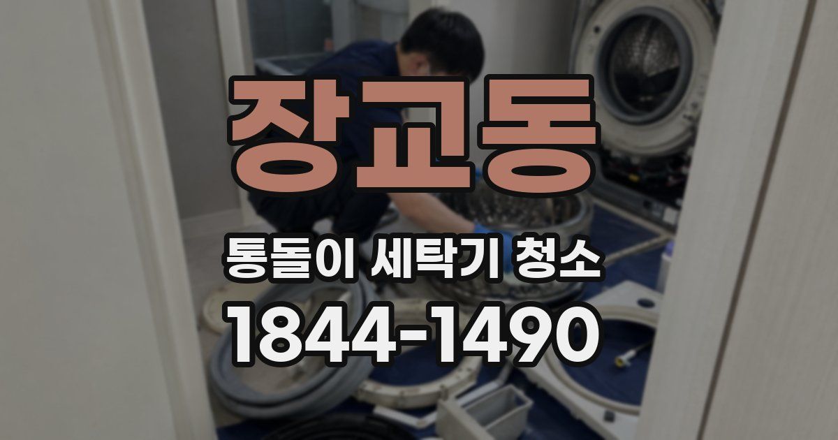 장교동 통돌이 세탁기 청소