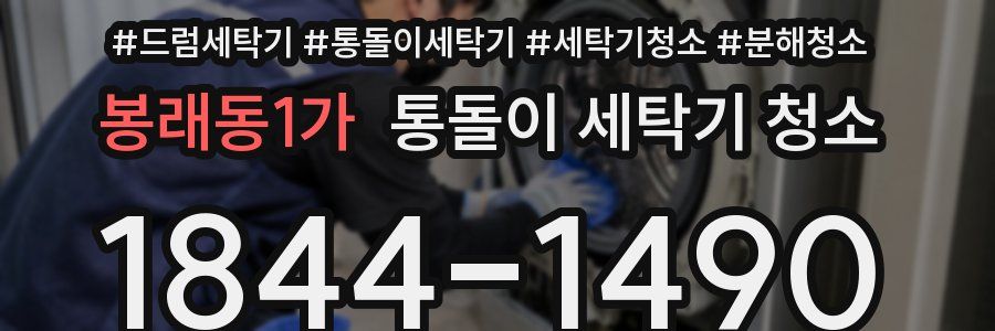 봉래동1가 통돌이 세탁기 청소