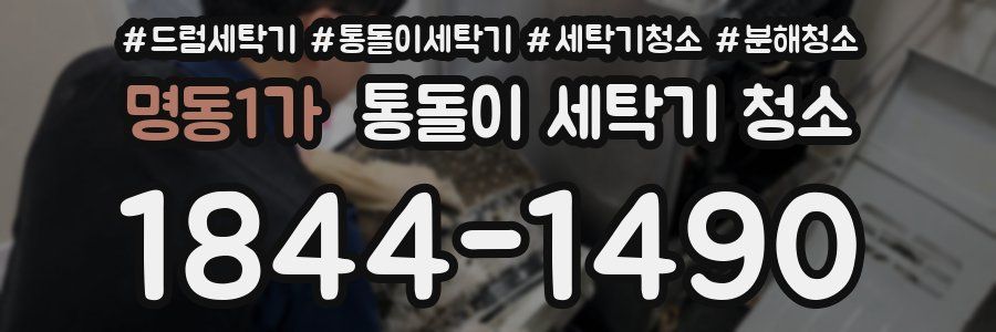명동1가 통돌이 세탁기 청소