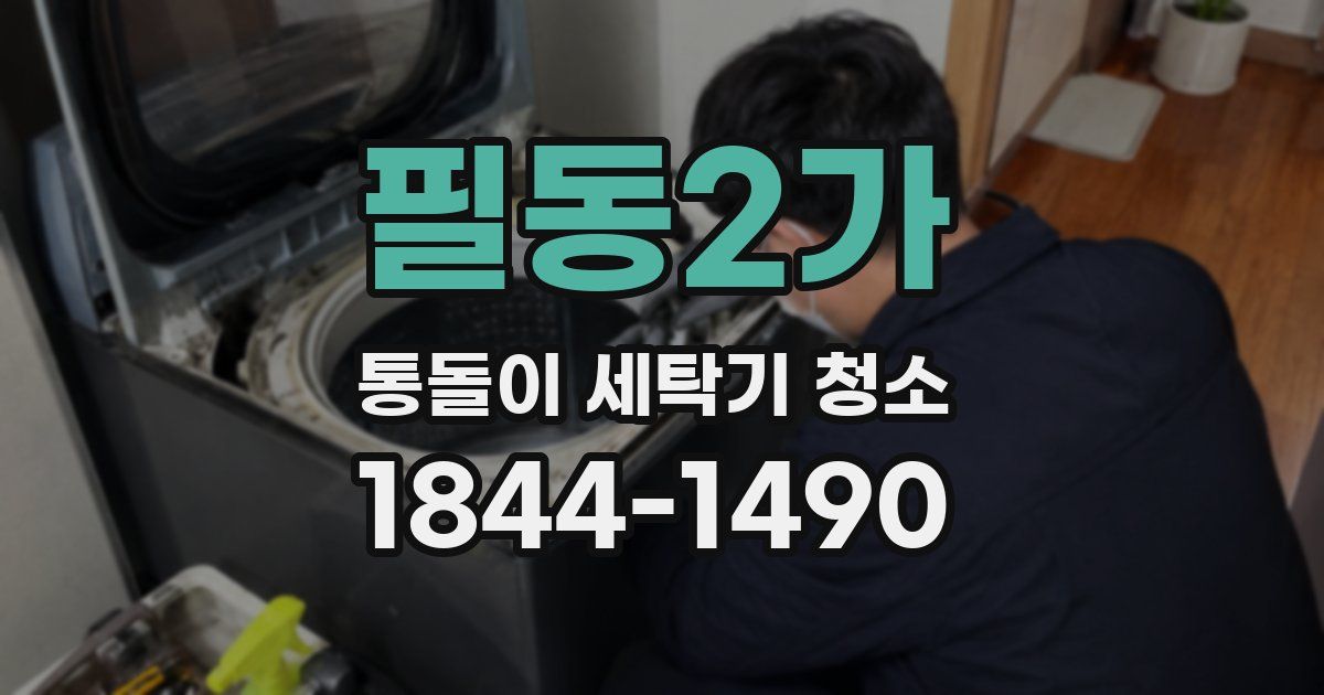 필동2가 통돌이 세탁기 청소