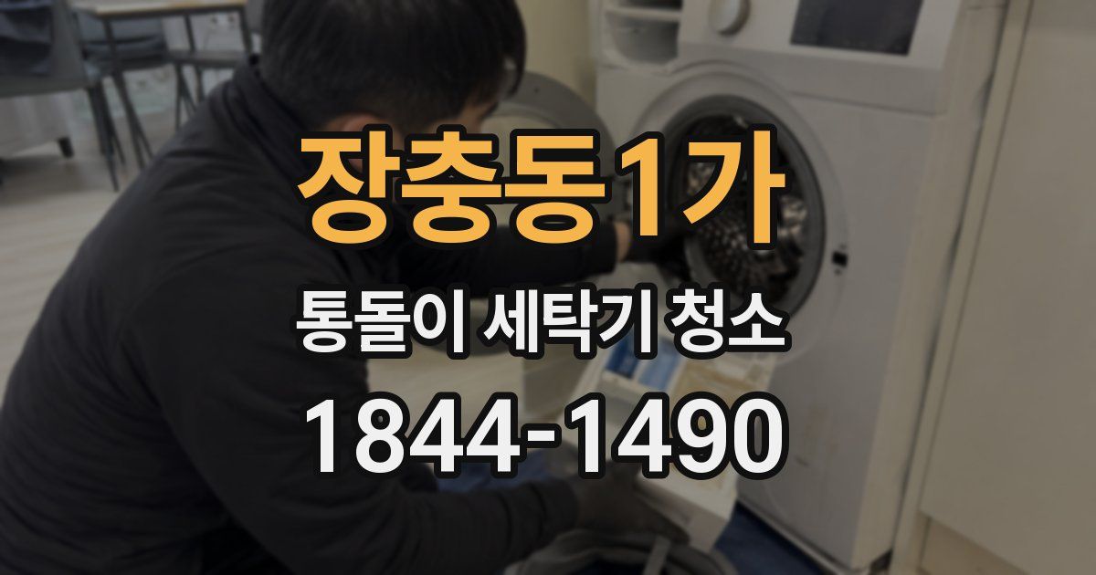 장충동1가 통돌이 세탁기 청소