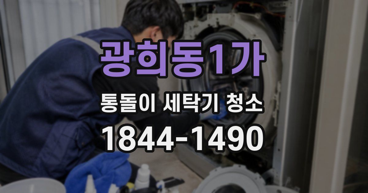 광희동1가 통돌이 세탁기 청소