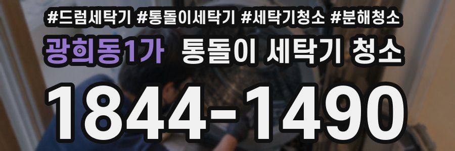 광희동1가 통돌이 세탁기 청소