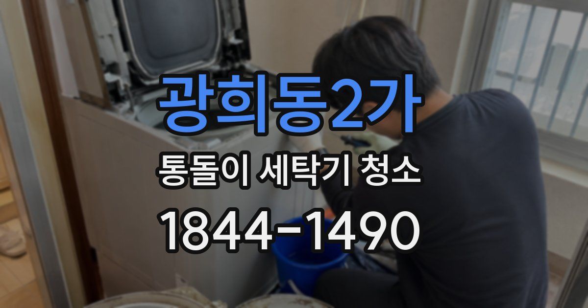 광희동2가 통돌이 세탁기 청소