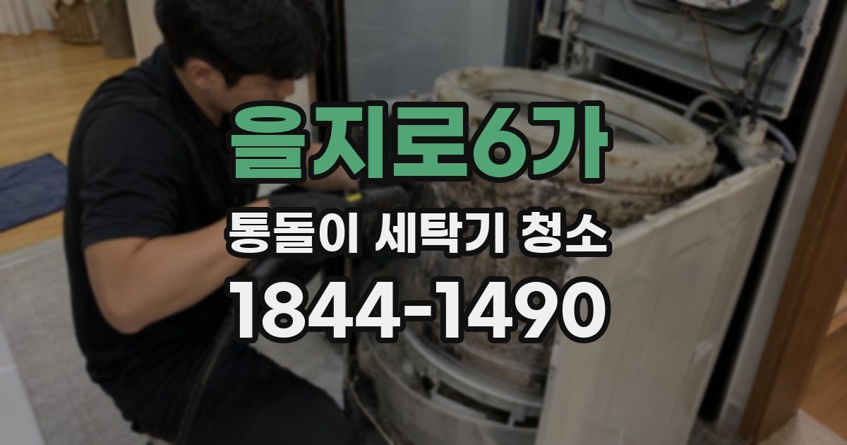 을지로6가 통돌이 세탁기 청소