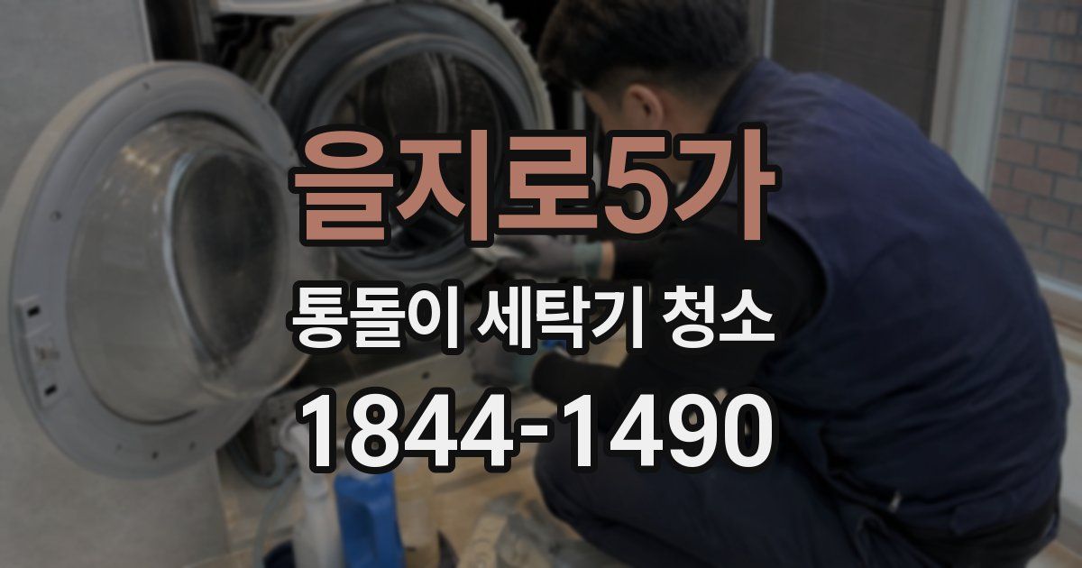 을지로5가 통돌이 세탁기 청소