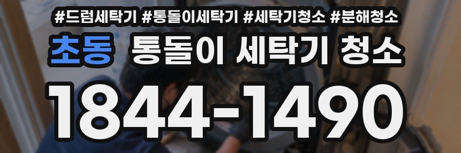초동 통돌이 세탁기 청소