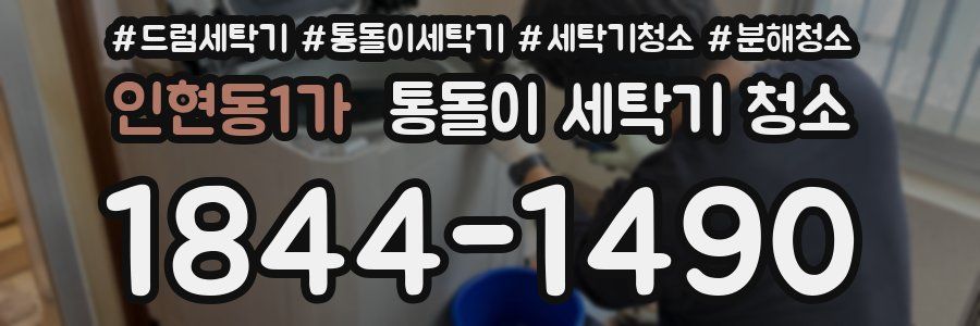 인현동1가 통돌이 세탁기 청소