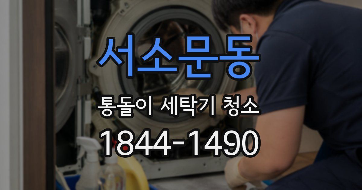서소문동 통돌이 세탁기 청소