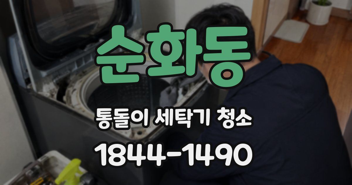순화동 통돌이 세탁기 청소