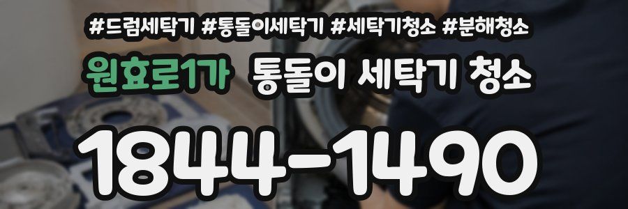 원효로1가 통돌이 세탁기 청소