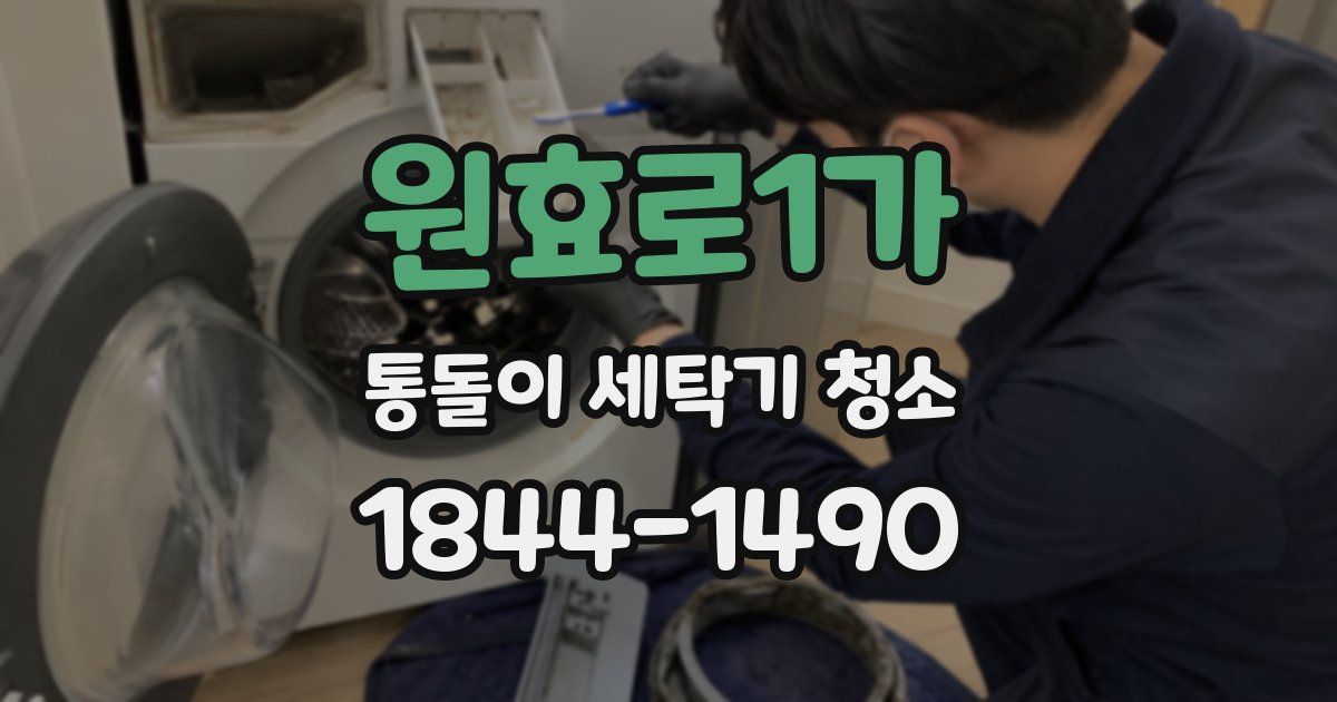 원효로1가 통돌이 세탁기 청소