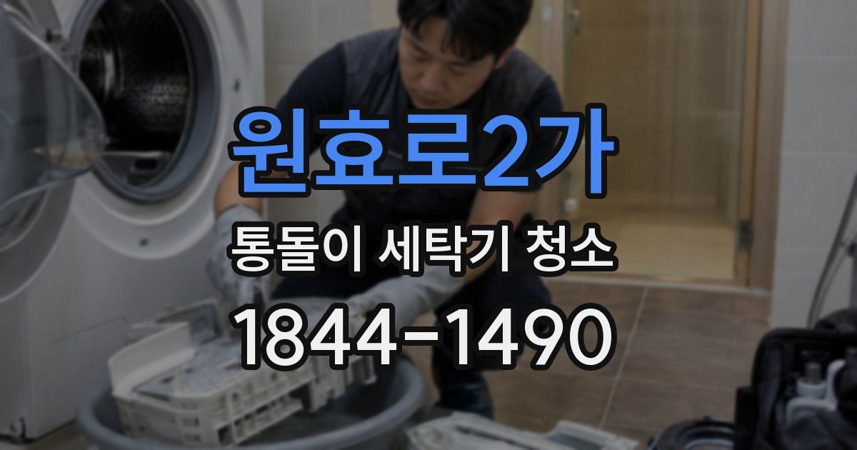 원효로2가 통돌이 세탁기 청소